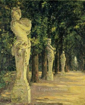 Allee de lEte Versailles impresionismo paisaje James Carroll Beckwith bosque bosque Pinturas al óleo